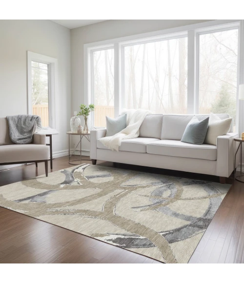 Addison Rugs Chantille Brown ACN1022 9ft. x 12ft. Rect. Rug