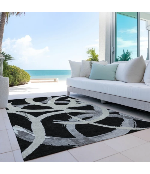 Addison Rugs Chantille Black ACN1022 9ft. x 12ft. Rect. Rug