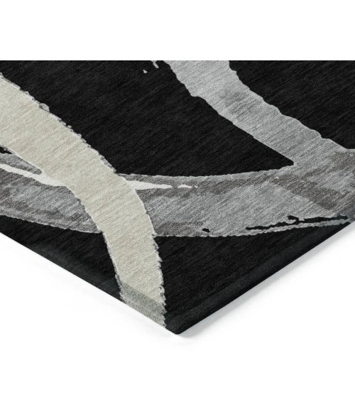 Addison Rugs Chantille Black ACN1022 9ft. x 12ft. Rect. Rug