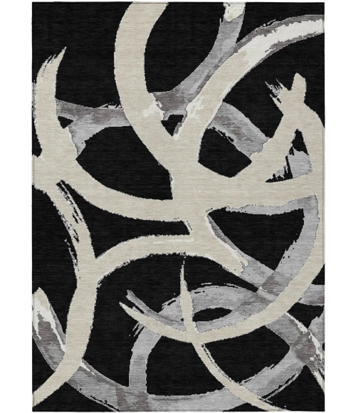 Addison Rugs Chantille Black ACN1022 9ft. x 12ft. Rect. Rug