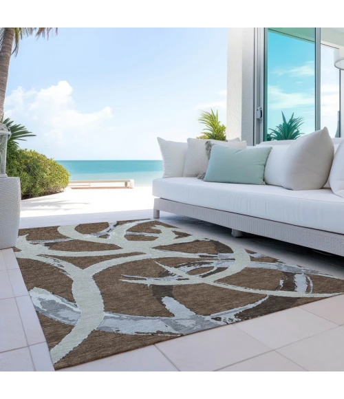 Addison Rugs Chantille Brown ACN1022 9ft. x 12ft. Rect. Rug