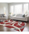 Addison Rugs Chantille Red ACN1022 5ft. x 7ft.6in. Rect. Rug