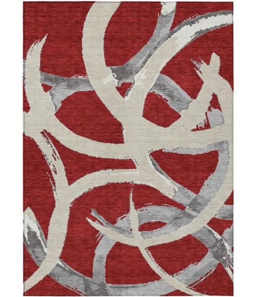 Addison Rugs Chantille Red ACN1022 5ft. x 7ft.6in. Rect. Rug