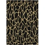 Addison Rugs Chantille Black ACN1023 5ft. x 7ft.6in. Rect. Rug