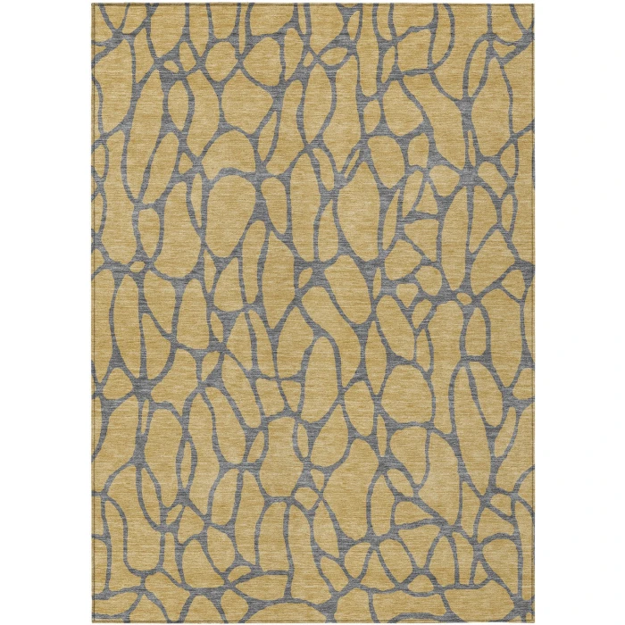 Addison Rugs Chantille Gold ACN1023 5ft. x 7ft.6in. Rect. Rug