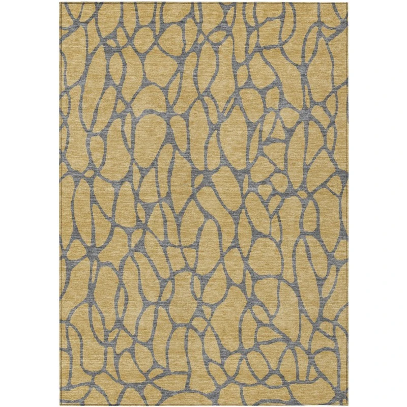 Addison Rugs Chantille Gold ACN1023 5ft. x 7ft.6in. Rect. Rug