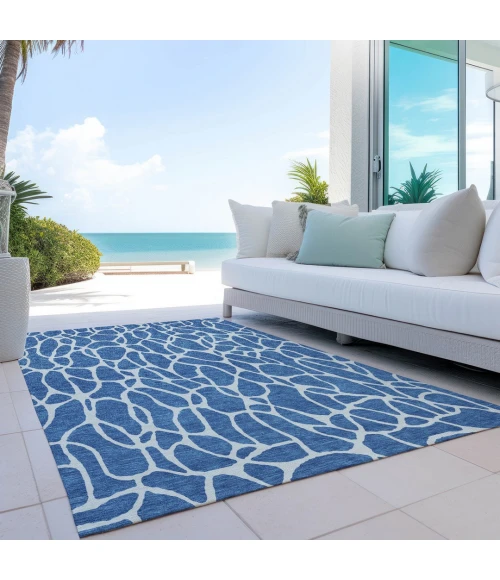 Addison Rugs Chantille Blue ACN1024 5ft. x 7ft.6in. Rect. Rug