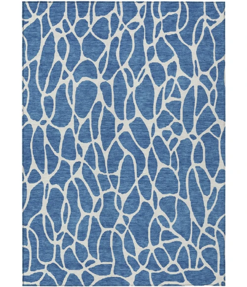 Addison Rugs Chantille Blue ACN1024 5ft. x 7ft.6in. Rect. Rug