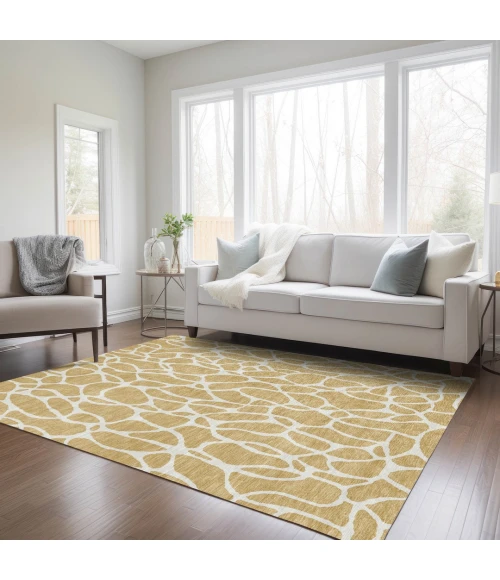 Addison Rugs Chantille Gold ACN1024 5ft. x 7ft.6in. Rect. Rug