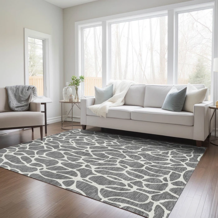 Addison Rugs Chantille Gray ACN1024 5ft. x 7ft.6in. Rect. Rug