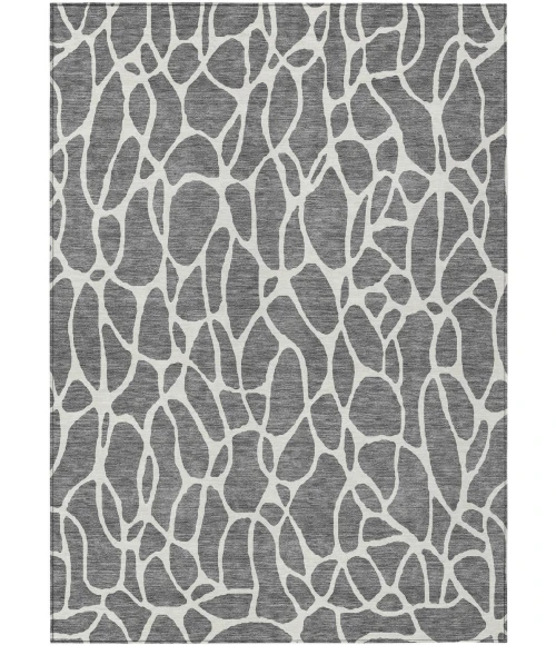 Addison Rugs Chantille Gray ACN1024 5ft. x 7ft.6in. Rect. Rug