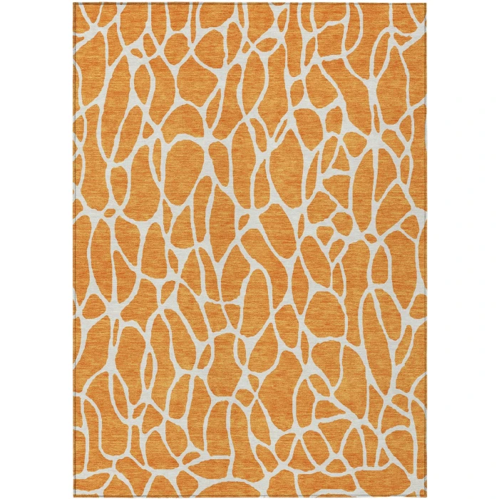 Addison Rugs Chantille Orange ACN1024 8ft. x 10ft. Rect. Rug