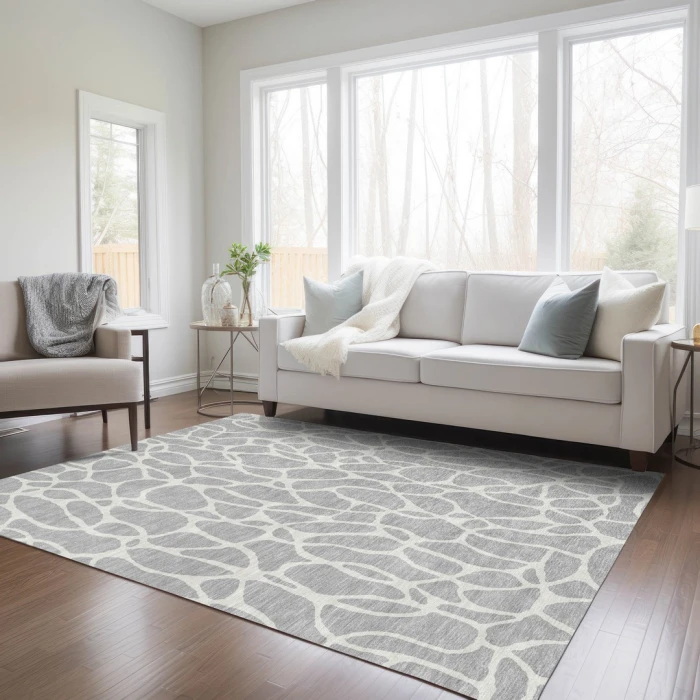 Addison Rugs Chantille Gray ACN1024 9ft. x 12ft. Rect. Rug