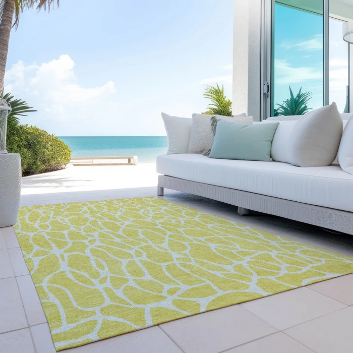 Addison Rugs Chantille Gold ACN1024 8ft. x 10ft. Rect. Rug