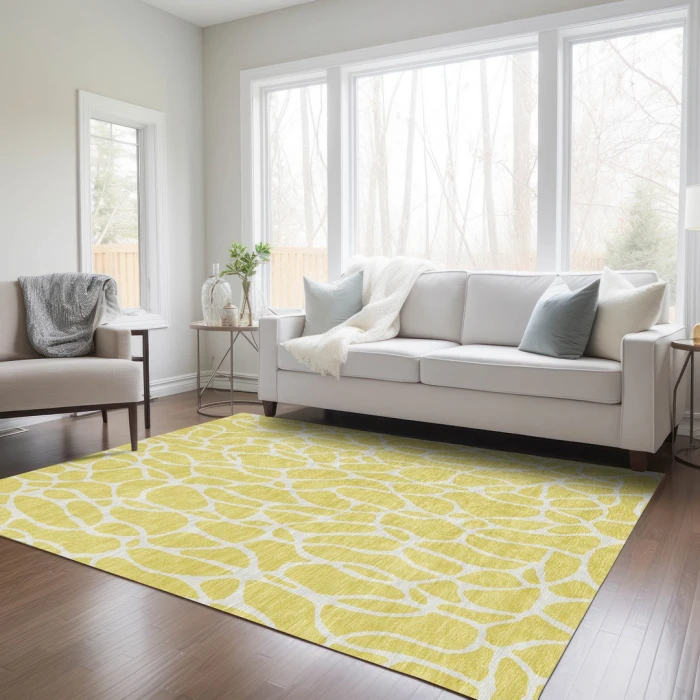 Addison Rugs Chantille Gold ACN1024 8ft. x 10ft. Rect. Rug