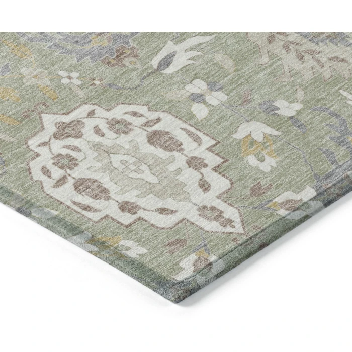 Addison Rugs Chantille Green ACN1026 9ft. x 12ft. Rect. Rug