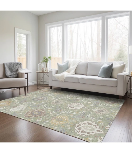 Addison Rugs Chantille Green ACN1026 8ft. x 10ft. Rect. Rug