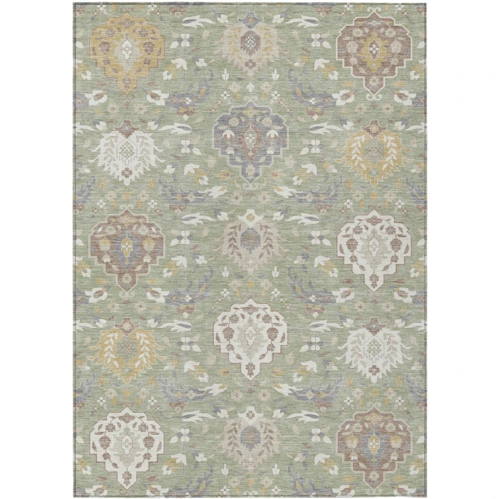 Addison Rugs Chantille Green ACN1026 9ft. x 12ft. Rect. Rug