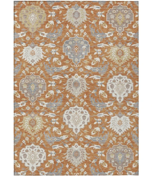 Addison Rugs Chantille Orange ACN1026 5ft. x 7ft.6in. Rect. Rug