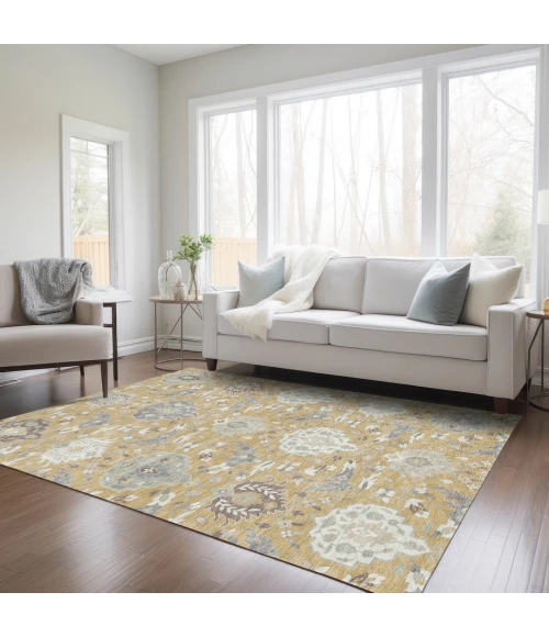 Addison Rugs Chantille Gold ACN1026 5ft. x 7ft.6in. Rect. Rug