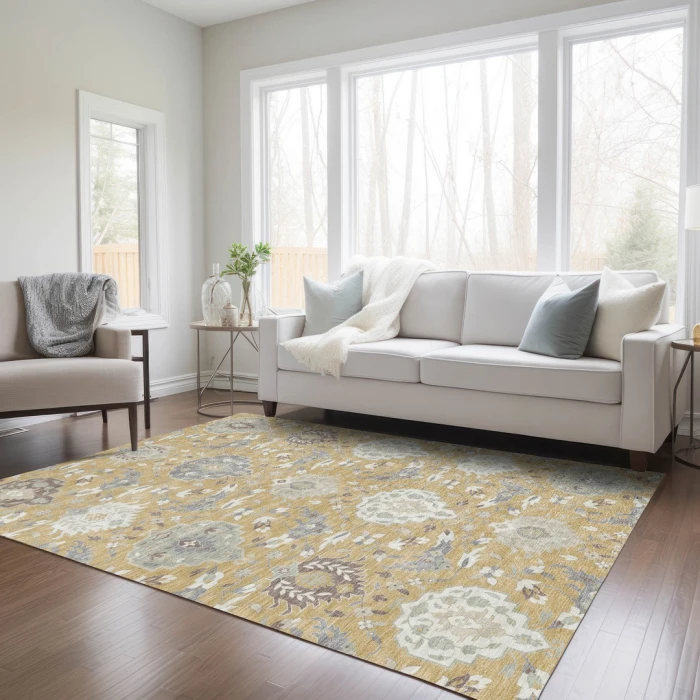 Addison Rugs Chantille Gold ACN1026 8ft. x 10ft. Rect. Rug