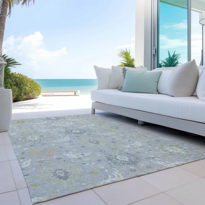 Addison Rugs Chantille Gray ACN1026 5ft. x 7ft.6in. Rect. Rug