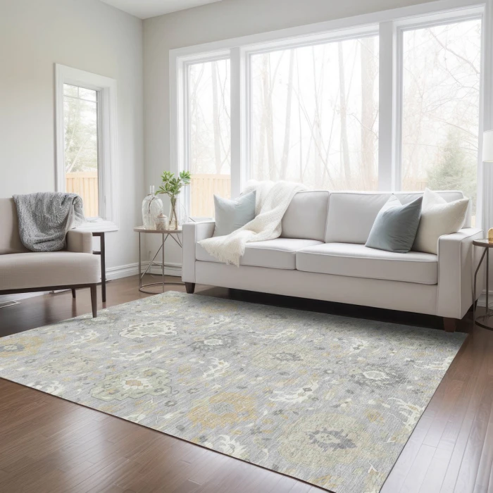 Addison Rugs Chantille Gray ACN1026 5ft. x 7ft.6in. Rect. Rug