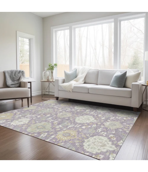 Addison Rugs Chantille Purple ACN1026 5ft. x 7ft.6in. Rect. Rug
