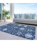 Addison Rugs Chantille Blue ACN1026 9ft. x 12ft. Rect. Rug
