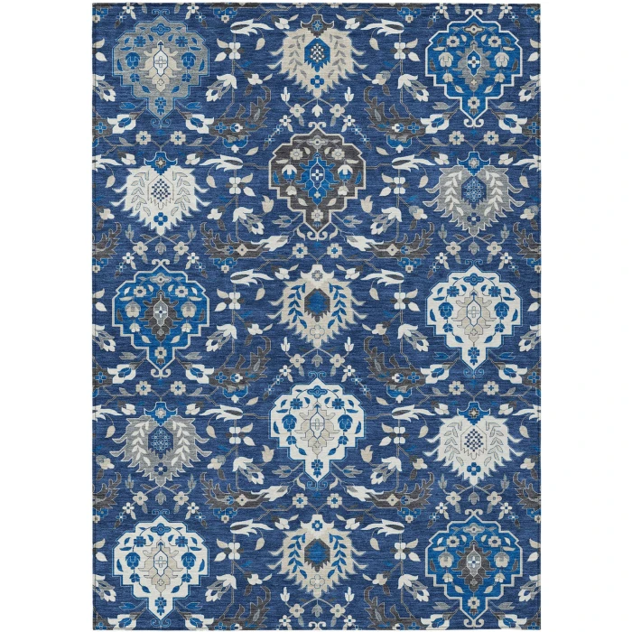 Addison Rugs Chantille Blue ACN1026 5ft. x 7ft.6in. Rect. Rug