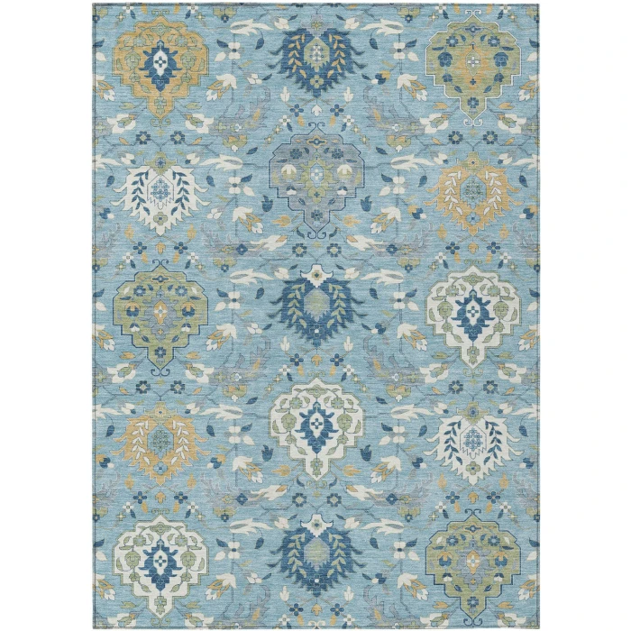 Addison Rugs Chantille Blue ACN1026 8ft. x 10ft. Rect. Rug