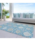Addison Rugs Chantille Teal ACN1026 5ft. x 7ft.6in. Rect. Rug