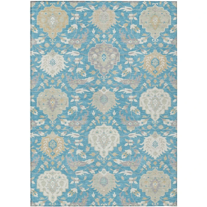 Addison Rugs Chantille Teal ACN1026 5ft. x 7ft.6in. Rect. Rug