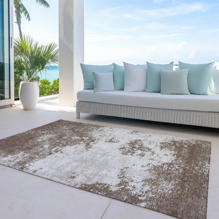 Addison Rugs Chantille Brown ACN1027 5ft. x 7ft.6in. Rect. Rug