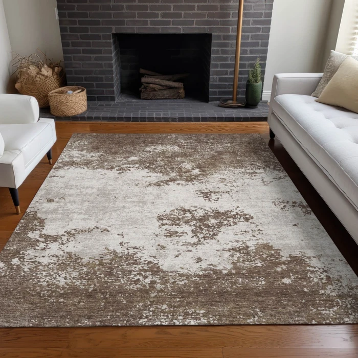 Addison Rugs Chantille Brown ACN1027 5ft. x 7ft.6in. Rect. Rug