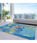 Addison Rugs Chantille Teal ACN1028 5ft. x 7ft.6in. Rect. Rug
