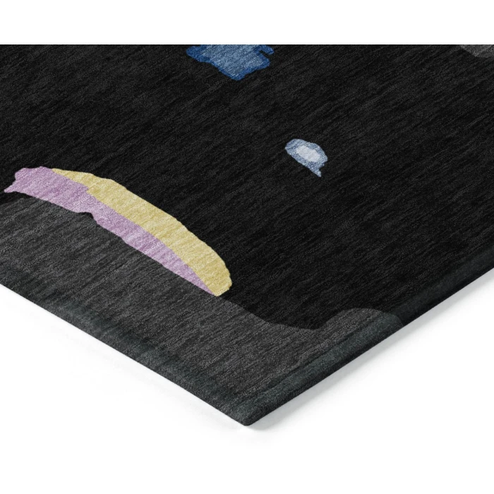 Addison Rugs Chantille Black ACN1028 5ft. x 7ft.6in. Rect. Rug