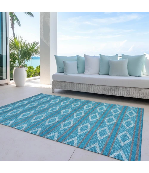 Addison Rugs Chantille Teal ACN1029 8ft. x 10ft. Rect. Rug