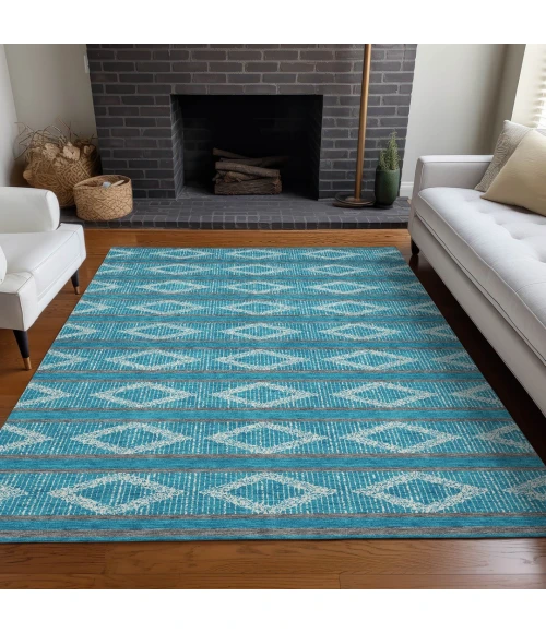Addison Rugs Chantille Teal ACN1029 8ft. x 10ft. Rect. Rug