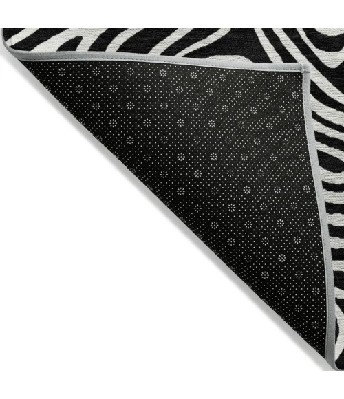 Addison Rugs Chantille Black ACN1030 5ft. x 7ft.6in. Rect. Rug