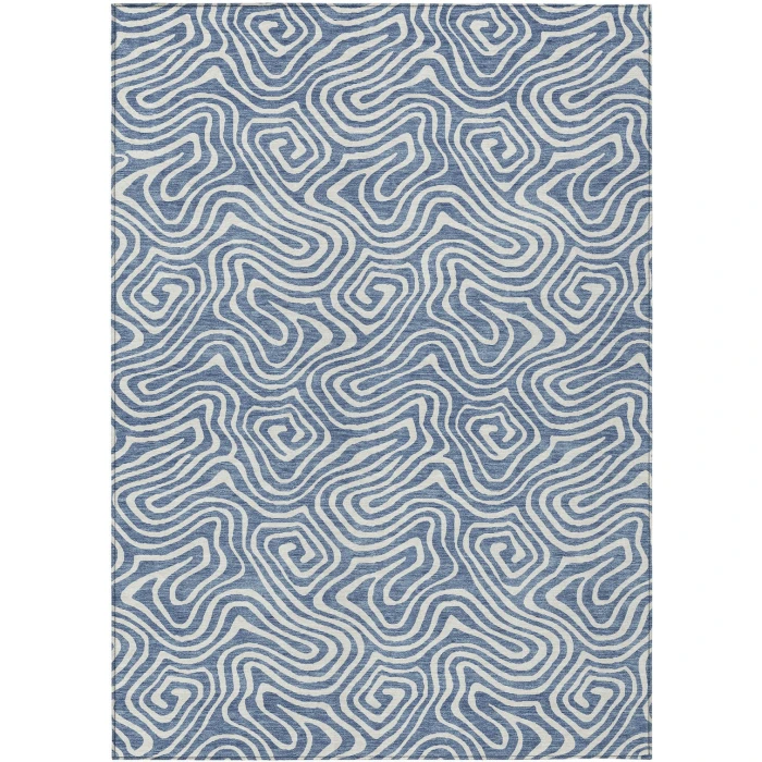 Addison Rugs Chantille Blue ACN1030 8ft. x 10ft. Rect. Rug