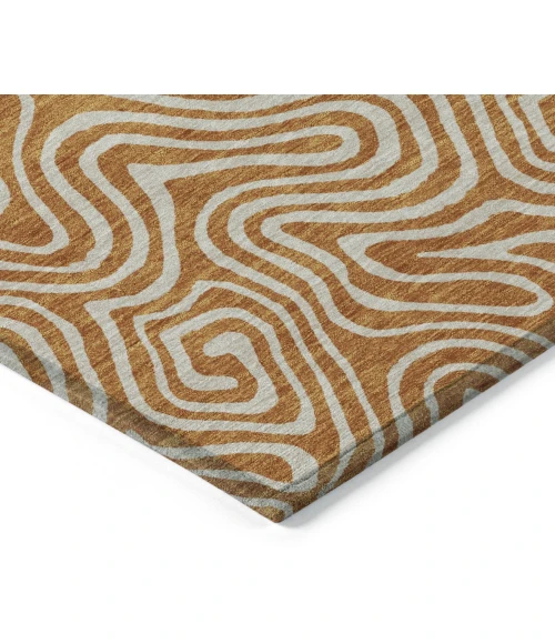 Addison Rugs Chantille Orange ACN1030 5ft. x 7ft.6in. Rect. Rug