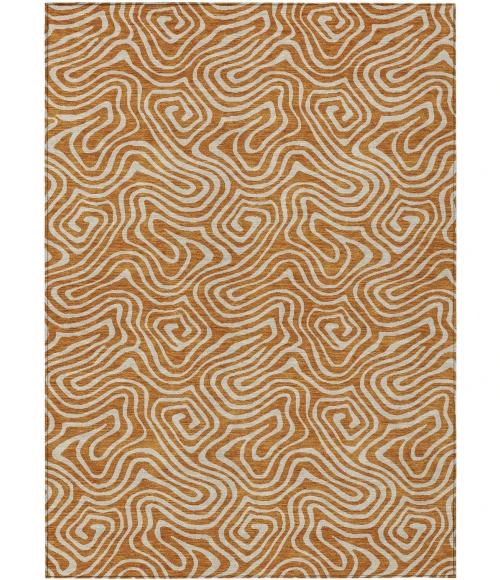 Addison Rugs Chantille Orange ACN1030 5ft. x 7ft.6in. Rect. Rug