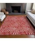 Addison Rugs Chantille Red ACN1030 5ft. x 7ft.6in. Rect. Rug