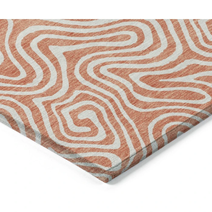 Addison Rugs Chantille Orange ACN1030 9ft. x 12ft. Rect. Rug