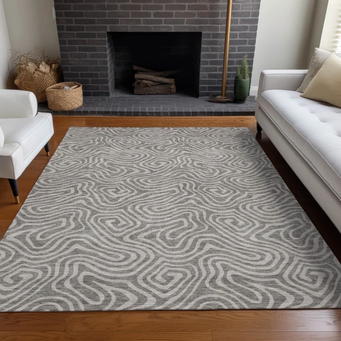 Addison Rugs Chantille Brown ACN1030 8ft. x 10ft. Rect. Rug