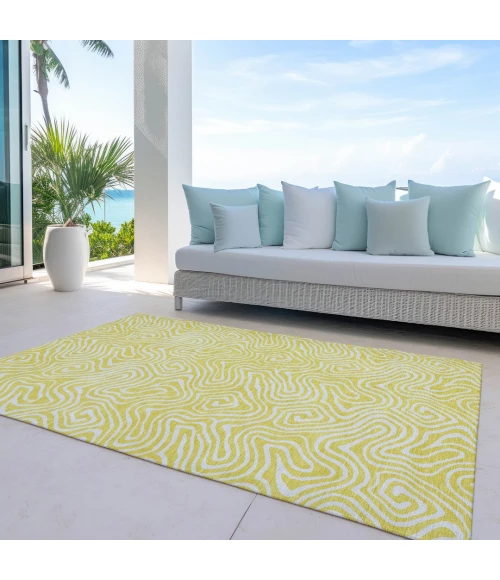Addison Rugs Chantille Gold ACN1030 5ft. x 7ft.6in. Rect. Rug