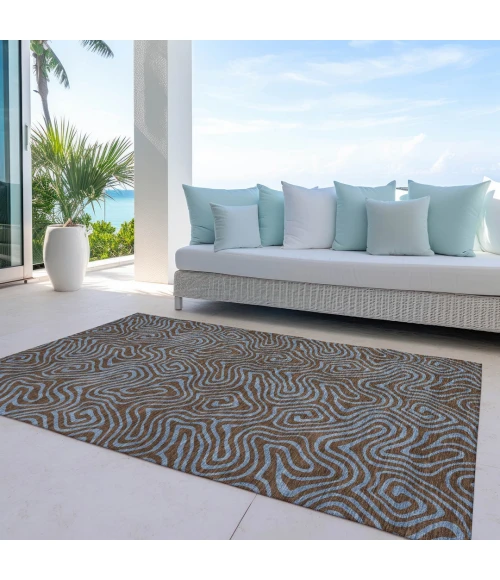 Addison Rugs Chantille Brown ACN1031 5ft. x 7ft.6in. Rect. Rug