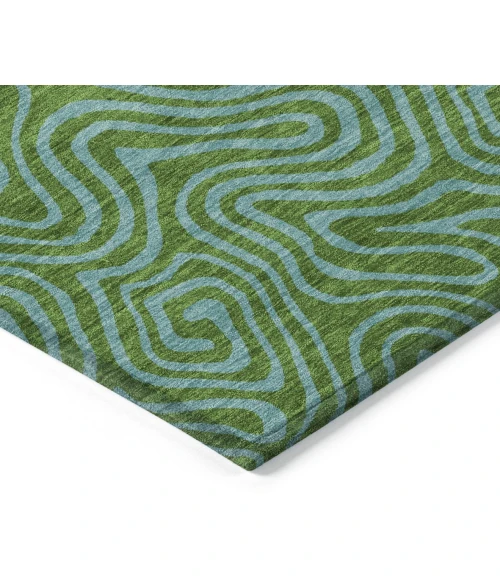 Addison Rugs Chantille Green ACN1031 9ft. x 12ft. Rect. Rug