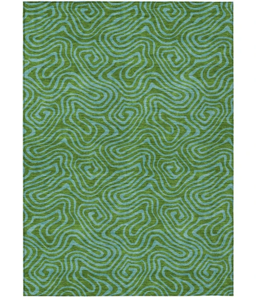 Addison Rugs Chantille Green ACN1031 9ft. x 12ft. Rect. Rug